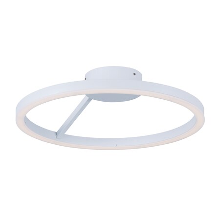 ET2 Cirque 1-Light 15.75" Wide Matte White Flush Mount Light E22840-MW